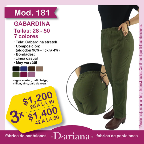 Pantalones de trabajo Color Negro, compra online